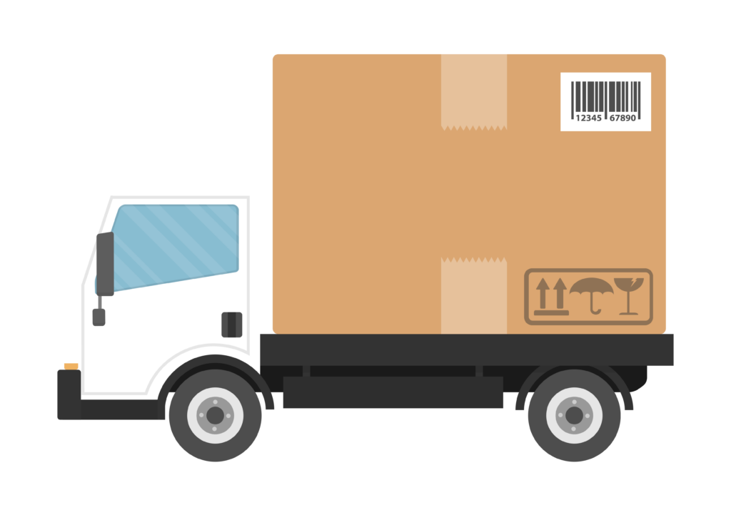 delivery car illustration