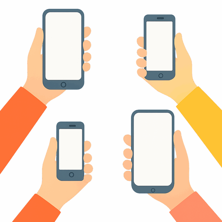 hands holding a cellphone connected to genki mobile