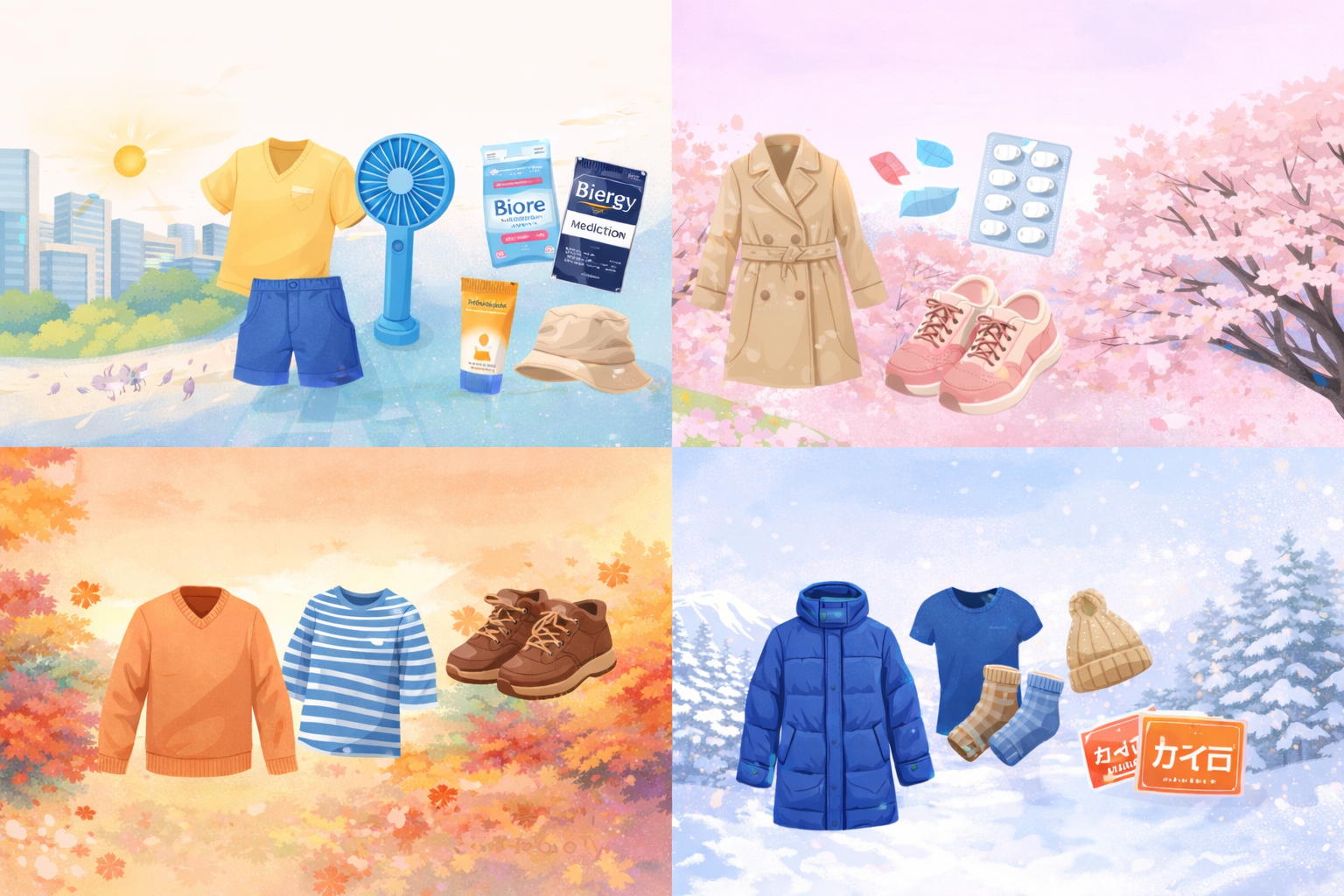 Seasonal essential to pack for your japan trip