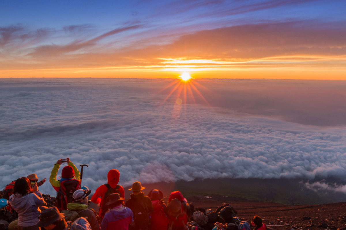 Climbing Mount Fuji