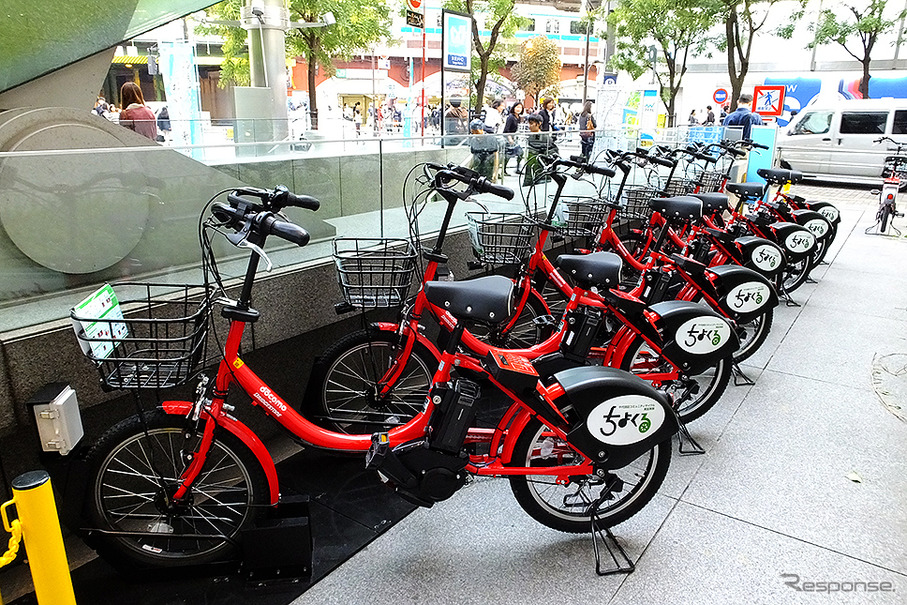 Bike sharing in Tokyo